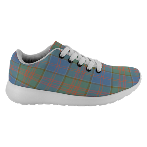 Image of Tartan Sneakers - Stewart Of Appin Hunting Ancient Scotland | Unisex Tartan Running Shoes | Sneakers Men & Women Tartan Shoes