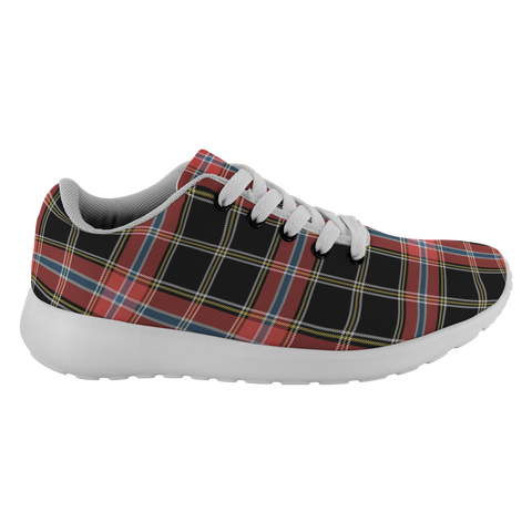 Image of Tartan Sneakers - Norwegian Night Scotland | Unisex Tartan Running Shoes | Sneakers Men & Women Tartan Shoes