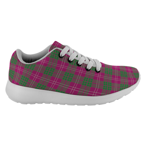 Image of ScottishShop Tartan Sneakers Crawford Scotland Tartan Running Shoes - shirtskishirt