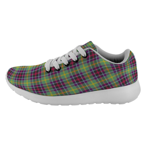 Image of ScottishShop Tartan Sneakers Clephan Scotland Tartan Running Shoes - shirtskishirt