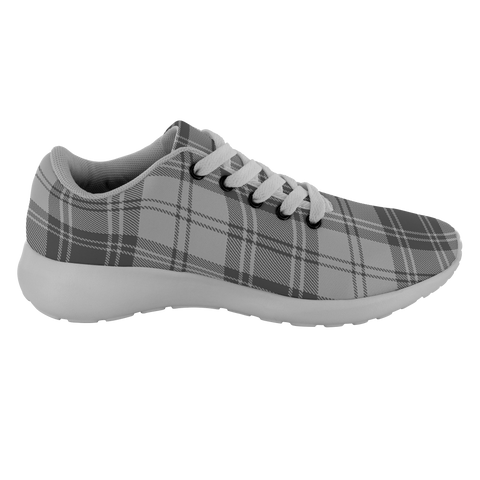 Image of Tartan Sneakers - Glen Grey Scotland | Unisex Tartan Running Shoes | Sneakers Men & Women Tartan Shoes