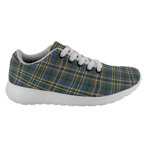 Image of Tartan Sneakers - Scott Green Modern Scotland | Unisex Tartan Running Shoes | Sneakers Men & Women Tartan Shoes