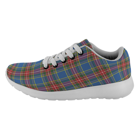 Image of Tartan Sneakers - MacBeth Modern Scotland -  Unisex Tartan Running Shoes -  Sneakers Men & Women Tartan Shoes