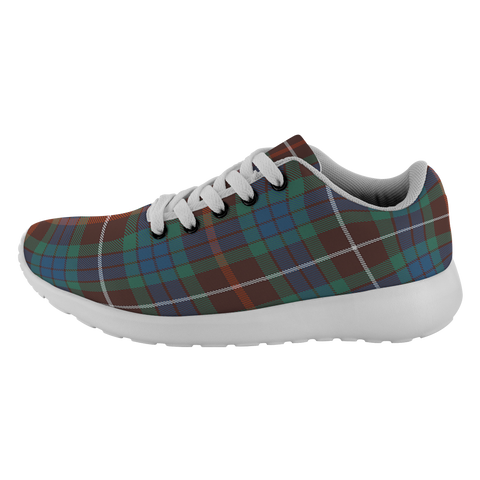 Image of ScottishShop Tartan Sneakers Fraser Hunting Ancient Scotland Tartan Running Shoes - shirtskishirt