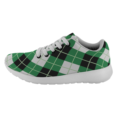 Image of ScottishShop Tartan Sneakers Argyle Diagonal Diamond Scotland Running Shoes - shirtskishirt