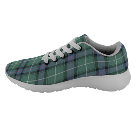 Image of Tartan Sneakers - MacDonald Of The Isles Hunting Ancient Scotland | Unisex Tartan Running Shoes | Sneakers Men & Women Tartan Shoes