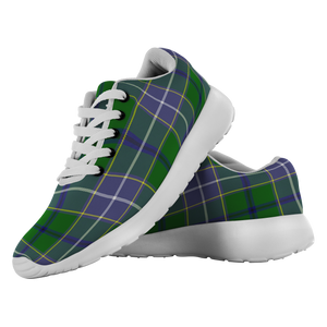 Tartan Sneakers - Wishart Hunting Scotland | Unisex Tartan Running Shoes | Sneakers Men & Women Tartan Shoes