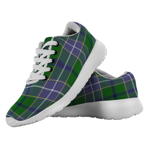 Image of Tartan Sneakers - Wishart Hunting Scotland | Unisex Tartan Running Shoes | Sneakers Men & Women Tartan Shoes