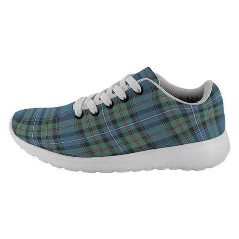 Image of Tartan Sneakers - Robertson Hunting Ancient Scotland | Unisex Tartan Running Shoes | Sneakers Men & Women Tartan Shoes