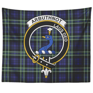 Wall Tapestry Arbuthnot Tartan Clan Badge Scottish - shirtskishirt