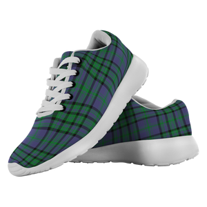 Tartan Sneakers - Matheson Green Scotland | Unisex Tartan Running Shoes | Sneakers Men & Women Tartan Shoes