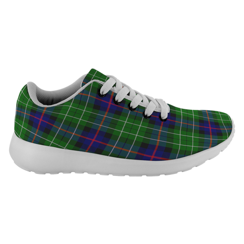 Image of Tartan Sneakers - Leslie Hunting Scotland | Unisex Tartan Running Shoes | Sneakers Men & Women Tartan Shoes