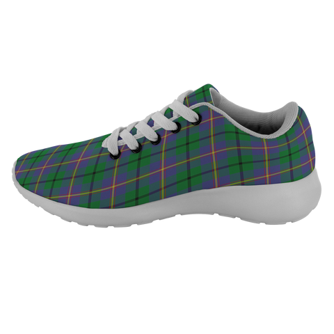 Image of ScottishShop Tartan Sneakers Carmichael Scotland Tartan Running Shoes - shirtskishirt