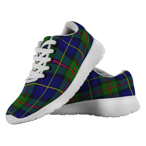 Tartan Sneakers - MacLeod Of Harris Modern Scotland | Unisex Tartan Running Shoes | Sneakers Men & Women Tartan Shoes