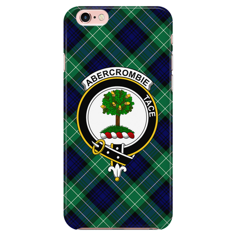 Image of Abercrombie Scottish Clan Tartan Phone Case - shirtskishirt