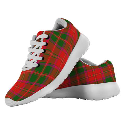 Image of ScottishShop Tartan Sneakers Crief District Scotland Tartan Running Shoes - shirtskishirt