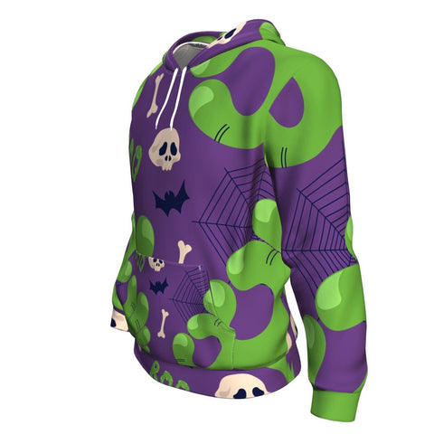 Image of Hand Monsters Boo Halloween Hoodie Over Print - shirtskishirt