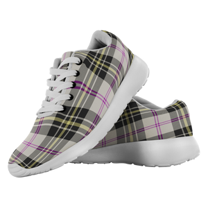 Tartan Sneakers - MacPherson Dress Ancient Scotland | Unisex Tartan Running Shoes | Sneakers Men & Women Tartan Shoes