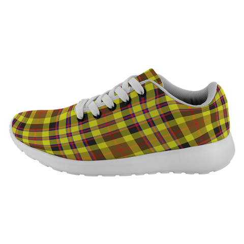 Image of Tartan Sneakers - Jardine Yellow Scotland | Unisex Tartan Running Shoes | Sneakers Men & Women Tartan Shoes