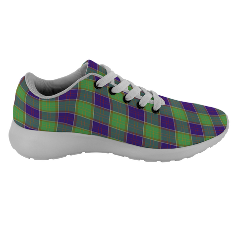 Image of ScottishShop Tartan Sneakers Dalrymple Scotland Tartan Running Shoes - shirtskishirt