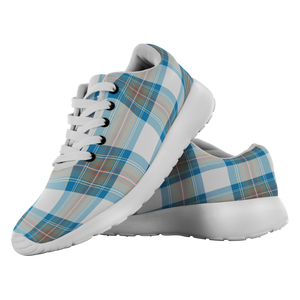 Tartan Sneakers - Stewart Muted Scotland | Unisex Tartan Running Shoes | Sneakers Men & Women Tartan Shoes