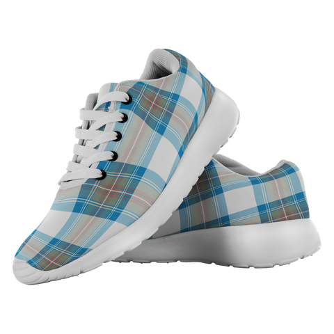 Image of Tartan Sneakers - Stewart Muted Scotland | Unisex Tartan Running Shoes | Sneakers Men & Women Tartan Shoes