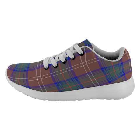 Image of ScottishShop Tartan Sneakers Chisholm Hunting Modern Scotland Tartan Running Shoes - shirtskishirt