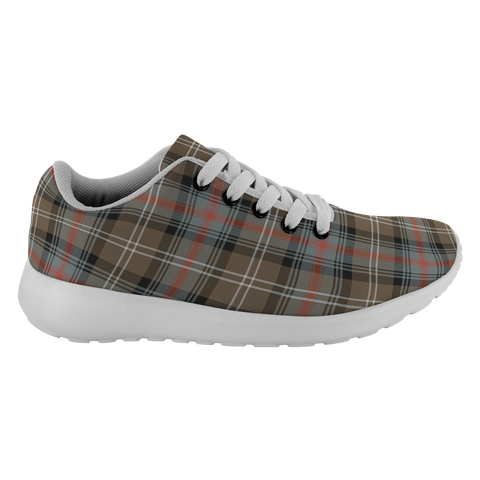 Image of Tartan Sneakers - Sutherland Weathered Scotland | Unisex Tartan Running Shoes | Sneakers Men & Women Tartan Shoes