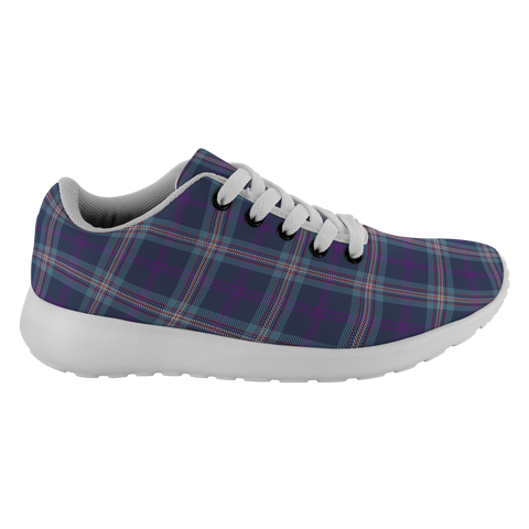 Image of Tartan Sneakers - Navy Royal Scotland | Unisex Tartan Running Shoes | Sneakers Men & Women Tartan Shoes