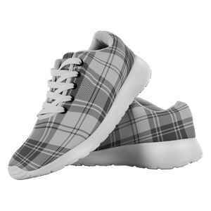 Tartan Sneakers - Glen Grey Scotland | Unisex Tartan Running Shoes | Sneakers Men & Women Tartan Shoes