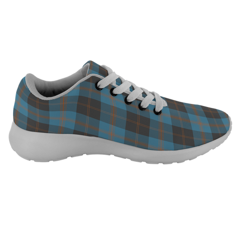 Image of ScottishShop Tartan Sneakers Angus Ancient Scotland Running Shoes - shirtskishirt