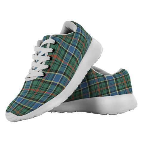 Image of Tartan Sneakers - Ogilvie Hunting Ancient Scotland | Unisex Tartan Running Shoes | Sneakers Men & Women Tartan Shoes