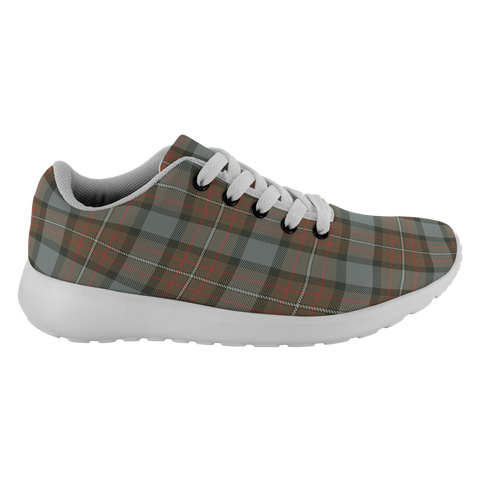 Image of ScottishShop Tartan Sneakers Ferguson Weathered Scotland Tartan Running Shoes - shirtskishirt