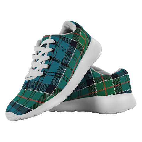 Image of Tartan Sneakers - Kirkpatrick Scotland - Unisex Tartan Running Shoes - Sneakers Men & Women Tartan Shoes