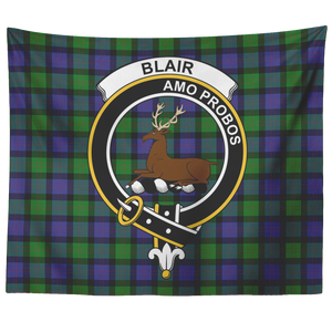 Wall Tapestry Blair Tartan Clan Badge Scottish