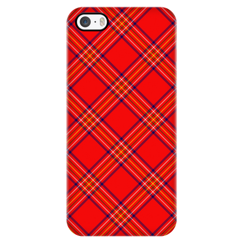 Image of Burnett Modern Scottish Plaid Tartan Phone Case - shirtskishirt