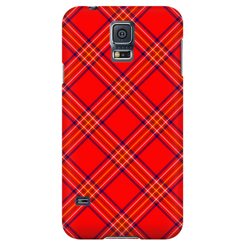 Image of Burnett Modern Scottish Plaid Tartan Phone Case - shirtskishirt