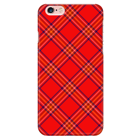 Image of Burnett Modern Scottish Plaid Tartan Phone Case - shirtskishirt