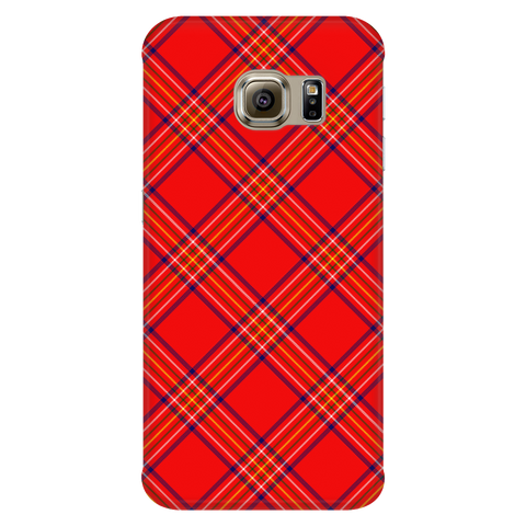 Image of Burnett Modern Scottish Plaid Tartan Phone Case - shirtskishirt