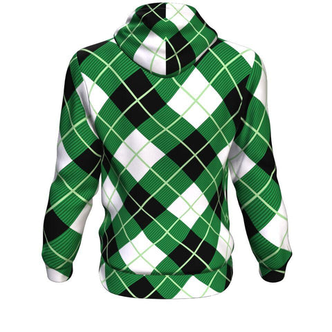 Image of Argyle Diagonal Diamond ScottishShop Tartan Hoodie - shirtskishirt