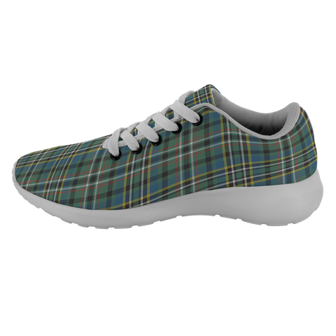 Image of Tartan Sneakers - Scott Green Ancient Scotland | Unisex Tartan Running Shoes | Sneakers Men & Women Tartan Shoes