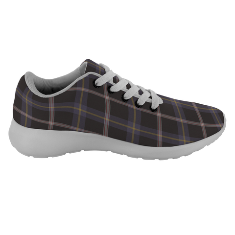 Image of Tartan Sneakers - Navy Dress Grey Scotland | Unisex Tartan Running Shoes | Sneakers Men & Women Tartan Shoes