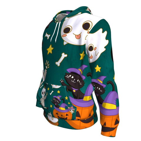 Image of Lovely Halloween Hoodie Over Print - shirtskishirt