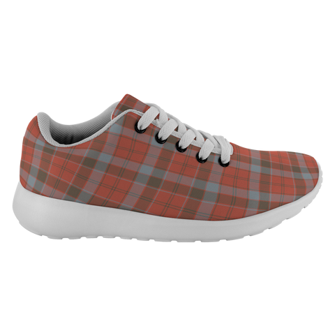 Image of Tartan Sneakers - Robertson Weathered Scotland | Unisex Tartan Running Shoes | Sneakers Men & Women Tartan Shoes