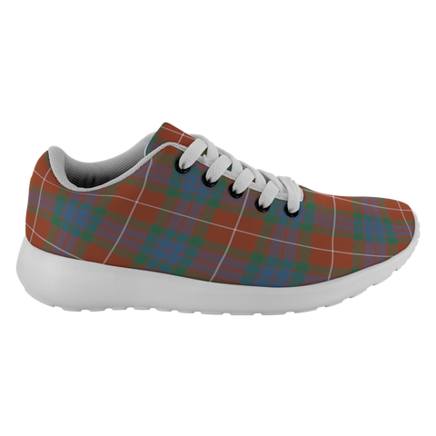 Image of ScottishShop Tartan Sneakers Fraser Ancient Scotland Tartan Running Shoes - shirtskishirt