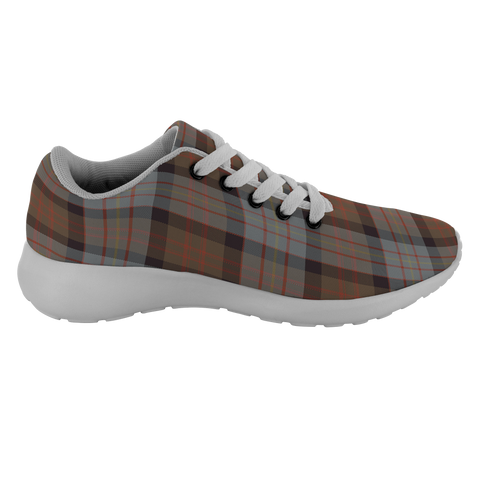 Image of ScottishShop Tartan Sneakers Cameron Of Erracht Weathered Scotland Running Shoes - shirtskishirt