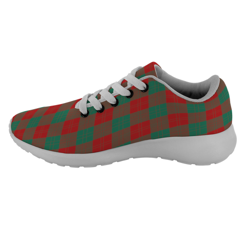 Image of ScottishShop Tartan Sneakers Erskine Scotland Tartan Running Shoes - shirtskishirt