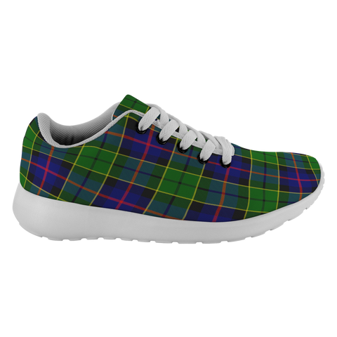 Image of ScottishShop Tartan Sneakers Forsyth Modern Scotland Tartan Running Shoes - shirtskishirt