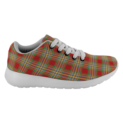 Image of ScottishShop Tartan Sneakers Chattan Scotland Tartan Running Shoes - shirtskishirt