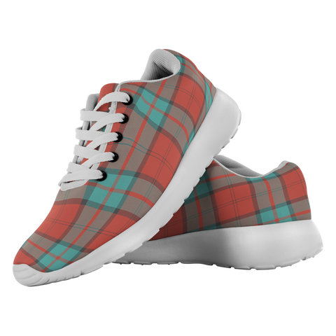 Image of ScottishShop Tartan Sneakers Dunbar Ancient Scotland Tartan Running Shoes - shirtskishirt